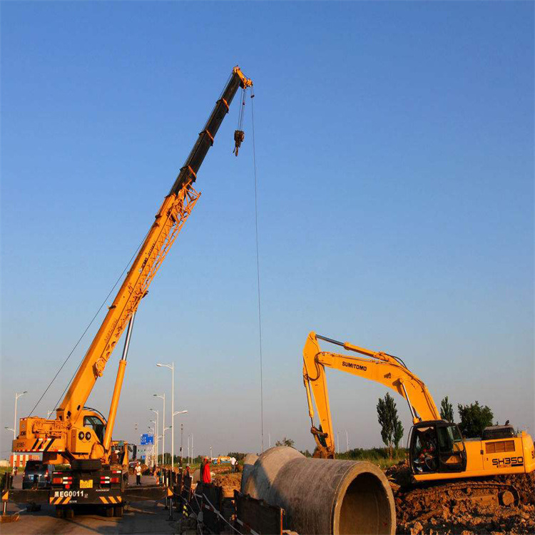 蓬莱25吨吊车吊8吨,最远吊多少米